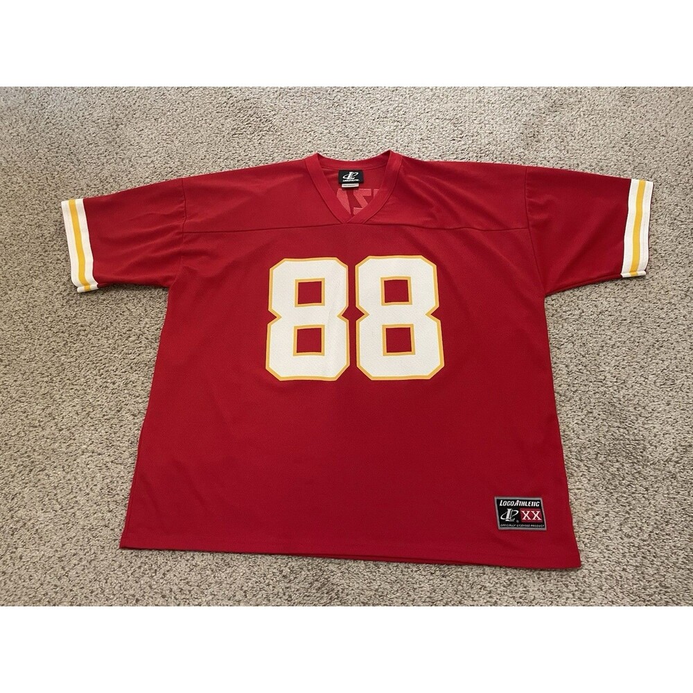 Vintage Kansas City Chiefs Jersey Mens 2XL NFL Football Tony Gonzalez Y2K